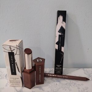 New Fenty Just released - Rose Amber Gloss Bomb Stix And Traced Out Liner!